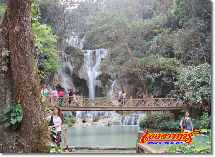 น้ำตกกวางซี หลวงพระบาง ลาวภาคเหนือ