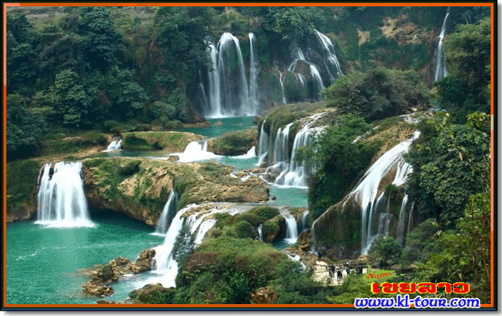 น้ำตกบานส๊บฝั่งเวียดนาม น้ำตกเต๋อเทียนฝั่งจีนใหญ่เป็นอันดับสองของโลก