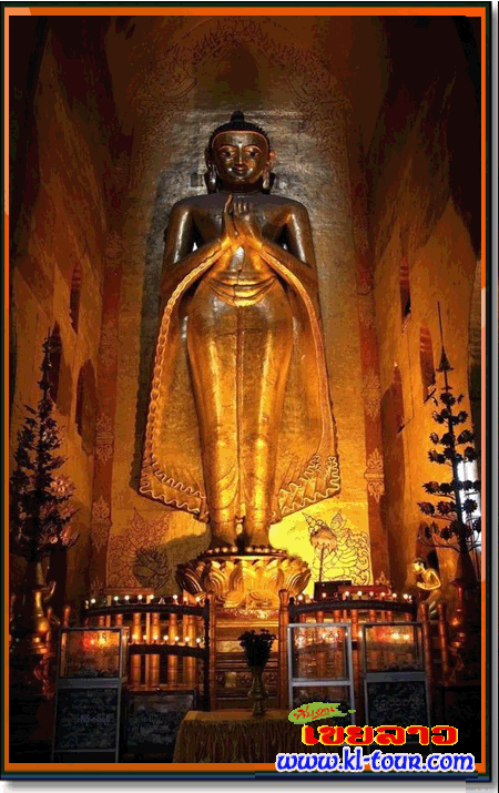 พระพุทธรูปพระเจ้าสี่พระองค์วัดอนันดาเมืองพุกาม เมียนม่าร์