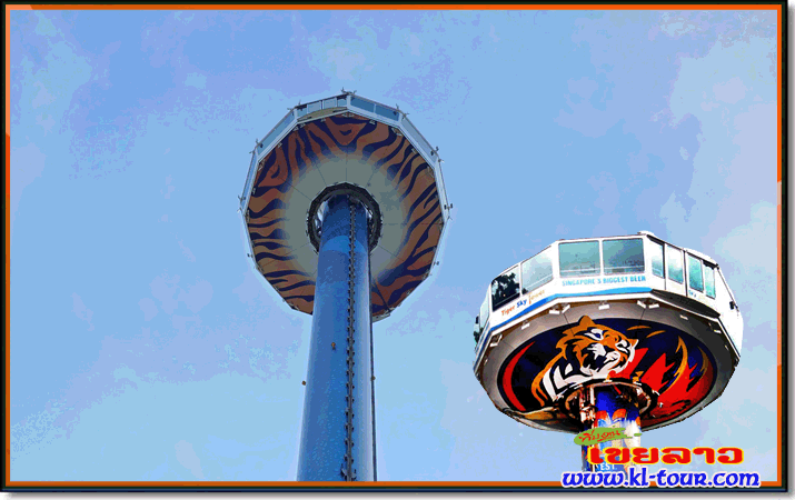 หอคอย Tiger Sky Tower หอคอยชมวิวบนเกาะเซนโตซ่า สิงคโปร์