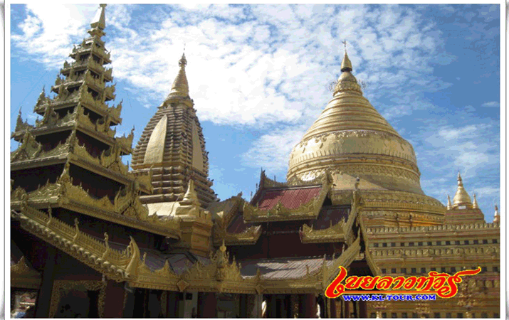เจดีย์ชเวซิกองที่เมืองพุกามสถานที่ศักดิ์สิทธิ์ที่สุดแห่งหนึ่งของพม่า